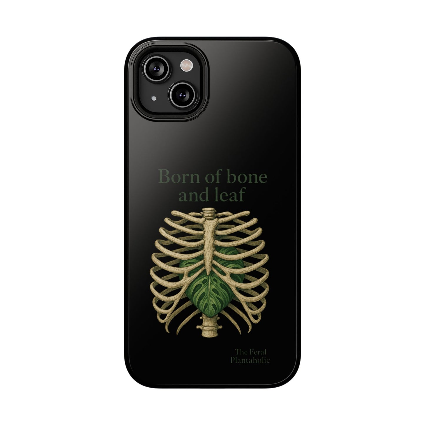 Born of Bone and Leaf Phone Case — Impact-Resistant iPhone Cover
