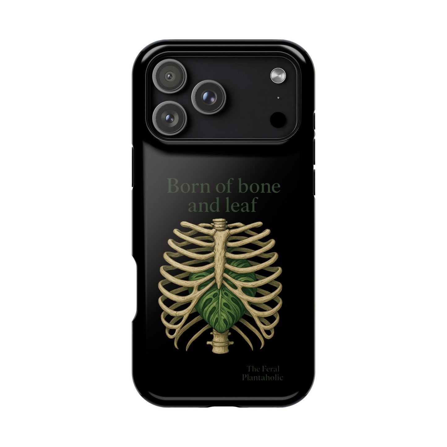 Born of Bone and Leaf Phone Case — Impact-Resistant iPhone Cover