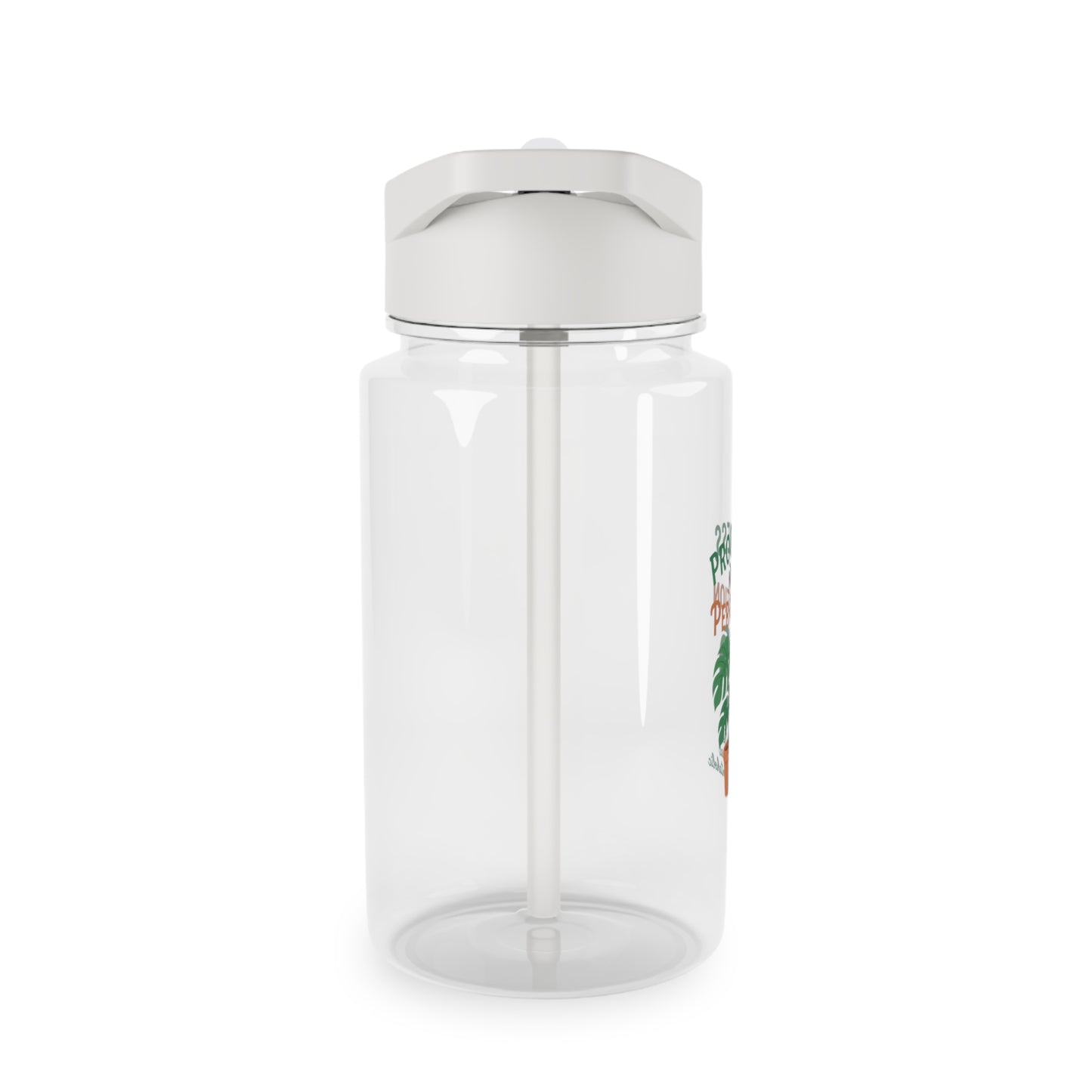 Progress Not Perfection Water Bottle, Motivational Hydration Bottle, Eco-Friendly Sports Bottle, Gym Accessories, Gift for Plant Lovers