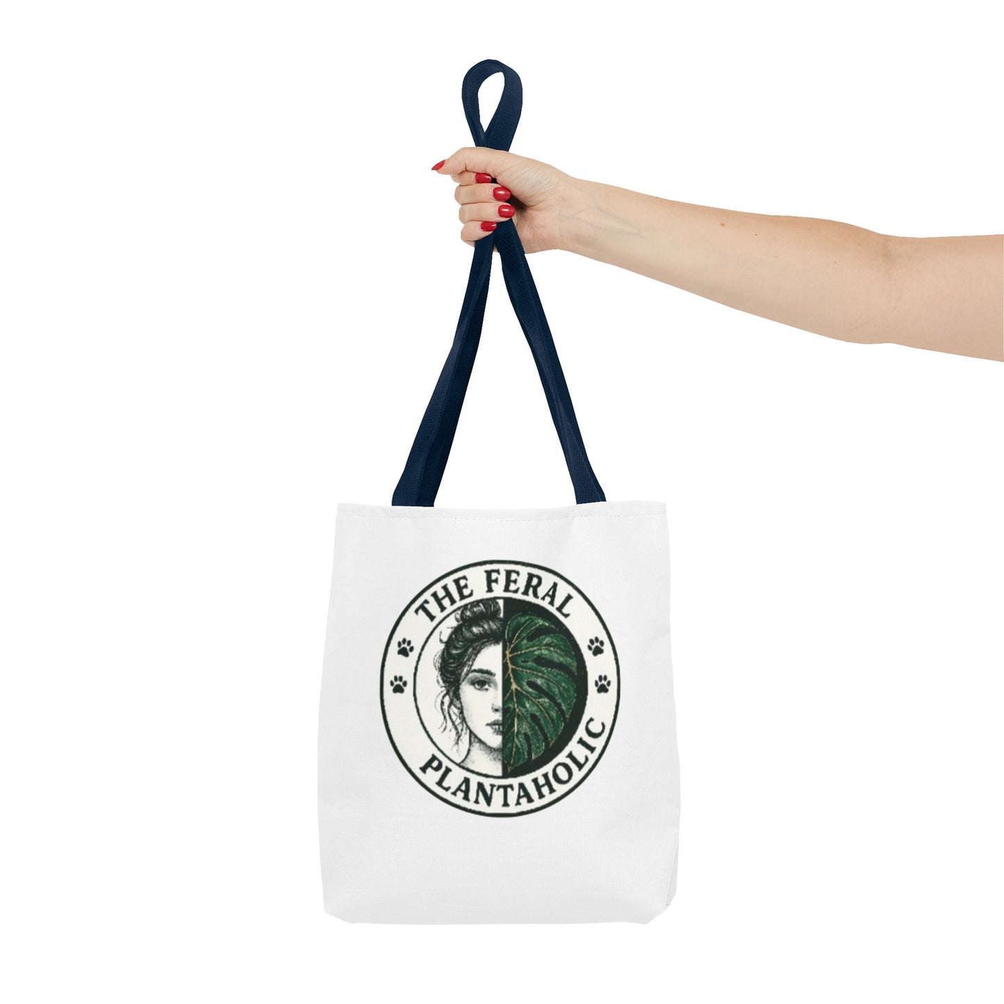 Feral Plantaholic Tote Bag | Eco-Friendly Grocery Bag, Gift for Plant Lovers, Boho Style, Greenery Accessories