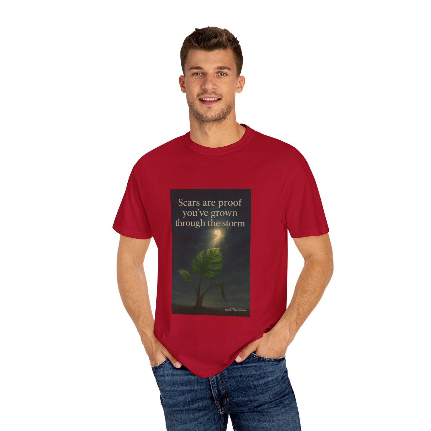 Inspiring Growth T-Shirt - Scars are Proof, Perfect for Motivational Gifts, Self-Care, Encouragement, Unisex Apparel