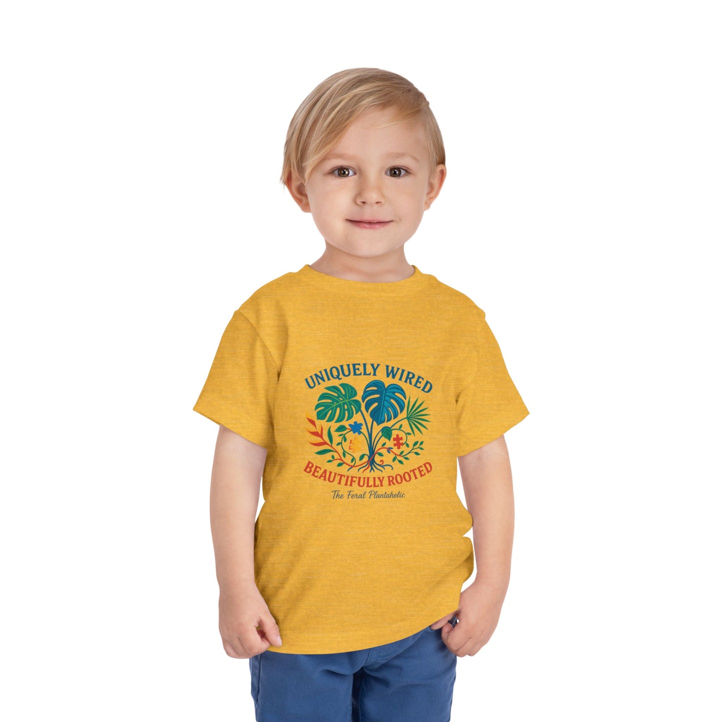 Tropical Vibes Toddler Tee - Uniquely Wired, Beautifully Rooted