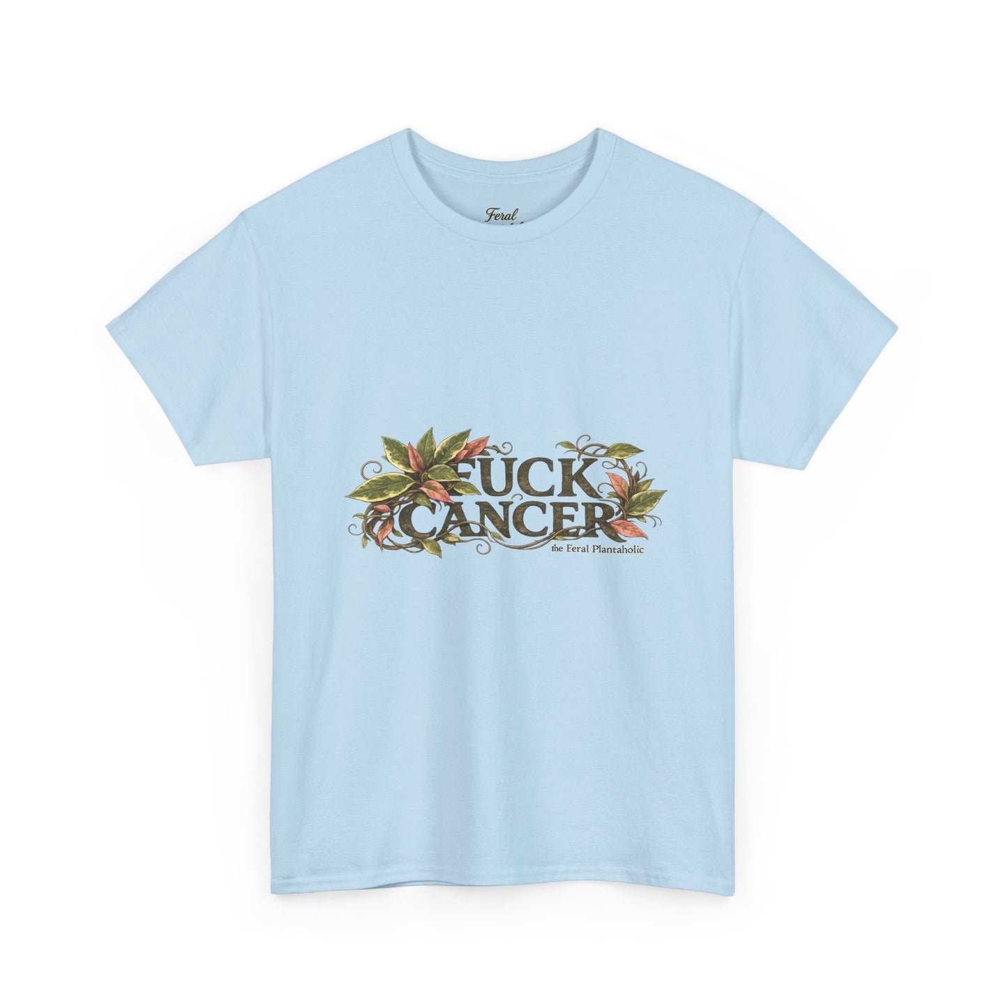 Cancer Survivor Floral Tee — "Fuck Cancer" Awareness T‑Shirt