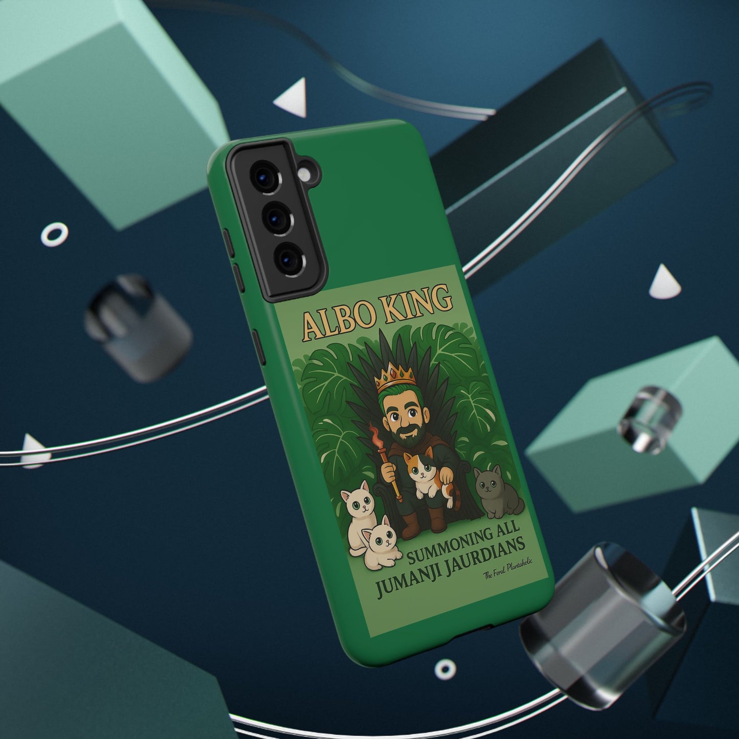 Impact-Resistant Phone Case — "Albo King" Jumanji Guardian Design