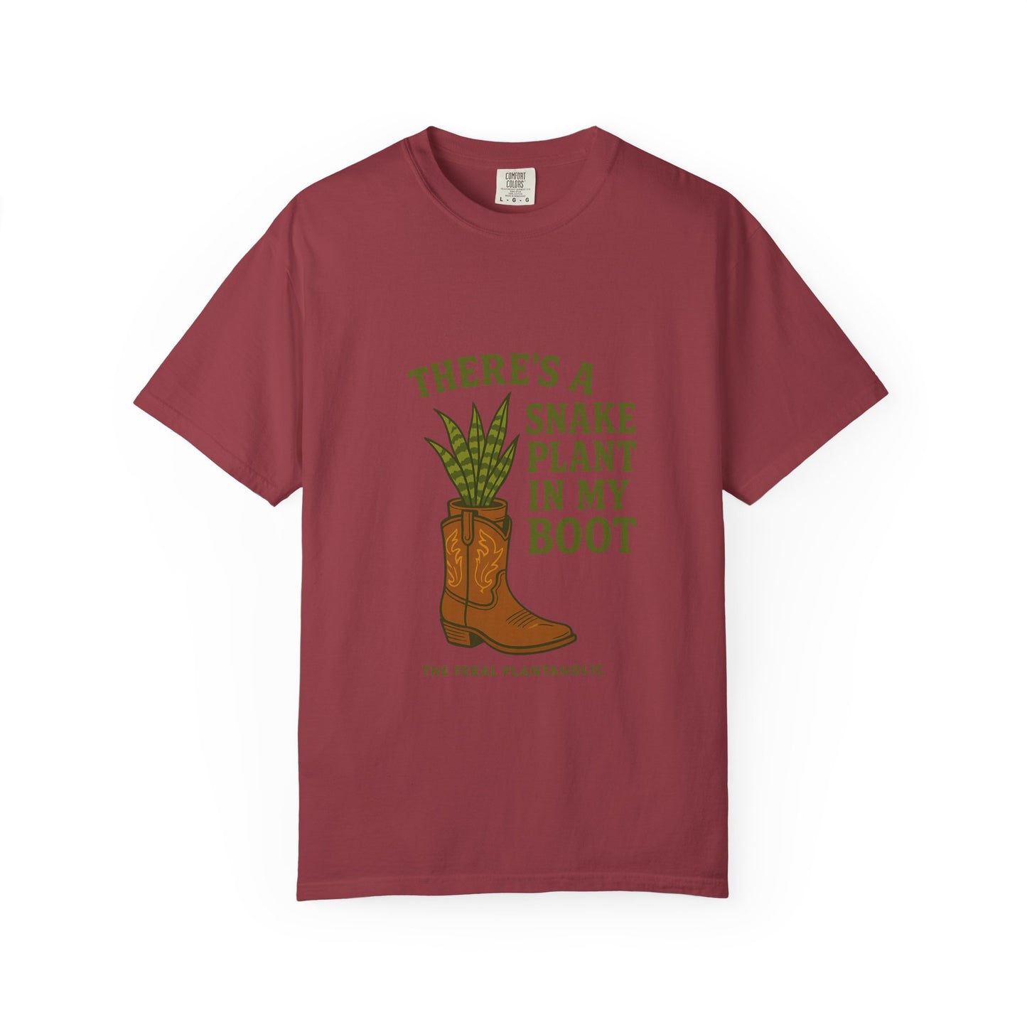Snake Plant in My Boot T-Shirt | Unisex Garment-Dyed Tee for Plant Lovers, Gardening Gifts, Nature Vibes, Eco-Friendly Clothing, [...]