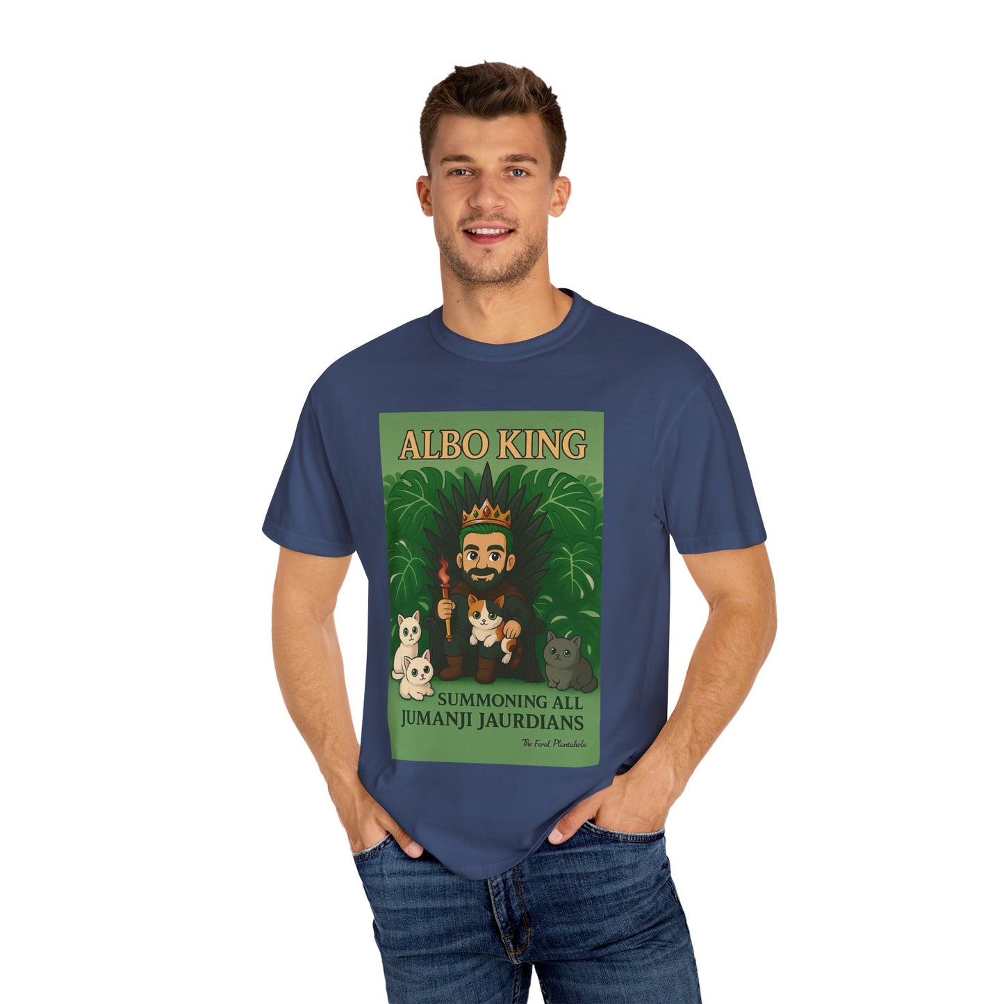 Albo King T-Shirt – "Summoning All Jumanji Jaurdians" Graphic Tee