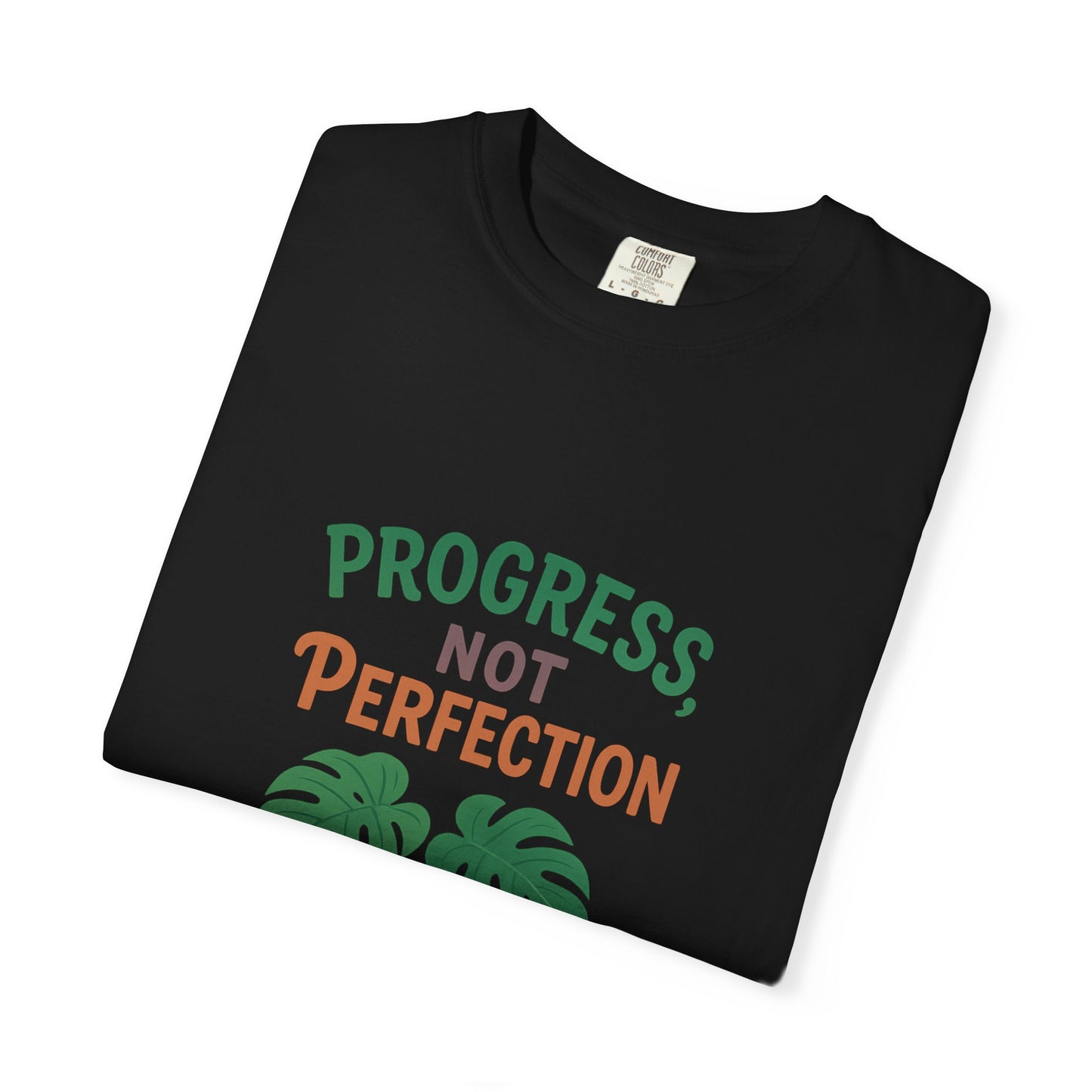 Progress Not Perfection Plant T-Shirt, Casual Unisex Tee, Gift for Plant Lovers, Eco-Friendly Fashion, Gardening Apparel, Relaxed Fit