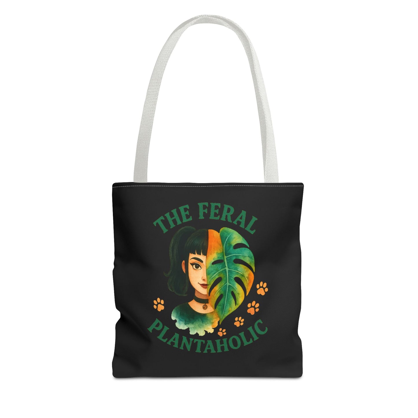 Feral Plantaholic Tote Bag - Eco-Friendly Shopper, Garden Lover Gift, Plant Enthusiast Bag, Botanical Art Tote, Green Thumb Accessory