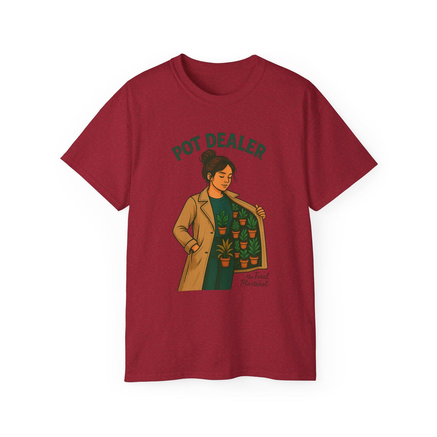 Pot Dealer Unisex Tee - Fun Plant Lover Gift, Gardening Shirt, Cute T-Shirt for Herb Enthusiasts, Plant Lover Apparel, Nature Lover Style