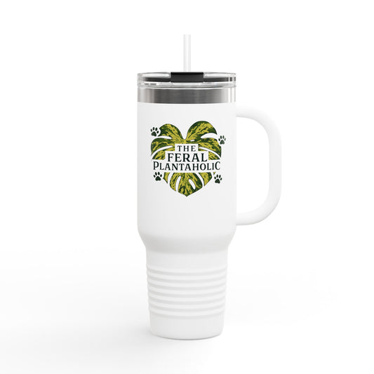 Feral Plantaholic Insulated Travel Mug, 40oz | Perfect for Plant Lovers, Eco-Friendly Drinkware, Gift for Gardeners, Nature [...]