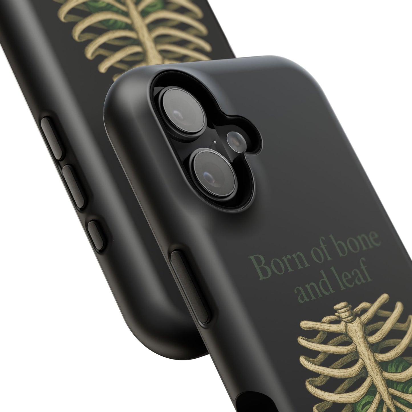 Born of Bone and Leaf Phone Case — Impact-Resistant iPhone Cover