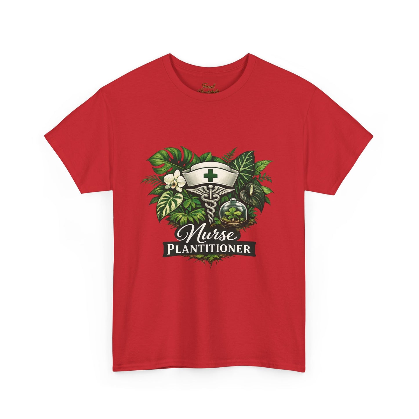 Nurse Plantitioner T‑Shirt — Botanical Nurse Graphic Tee