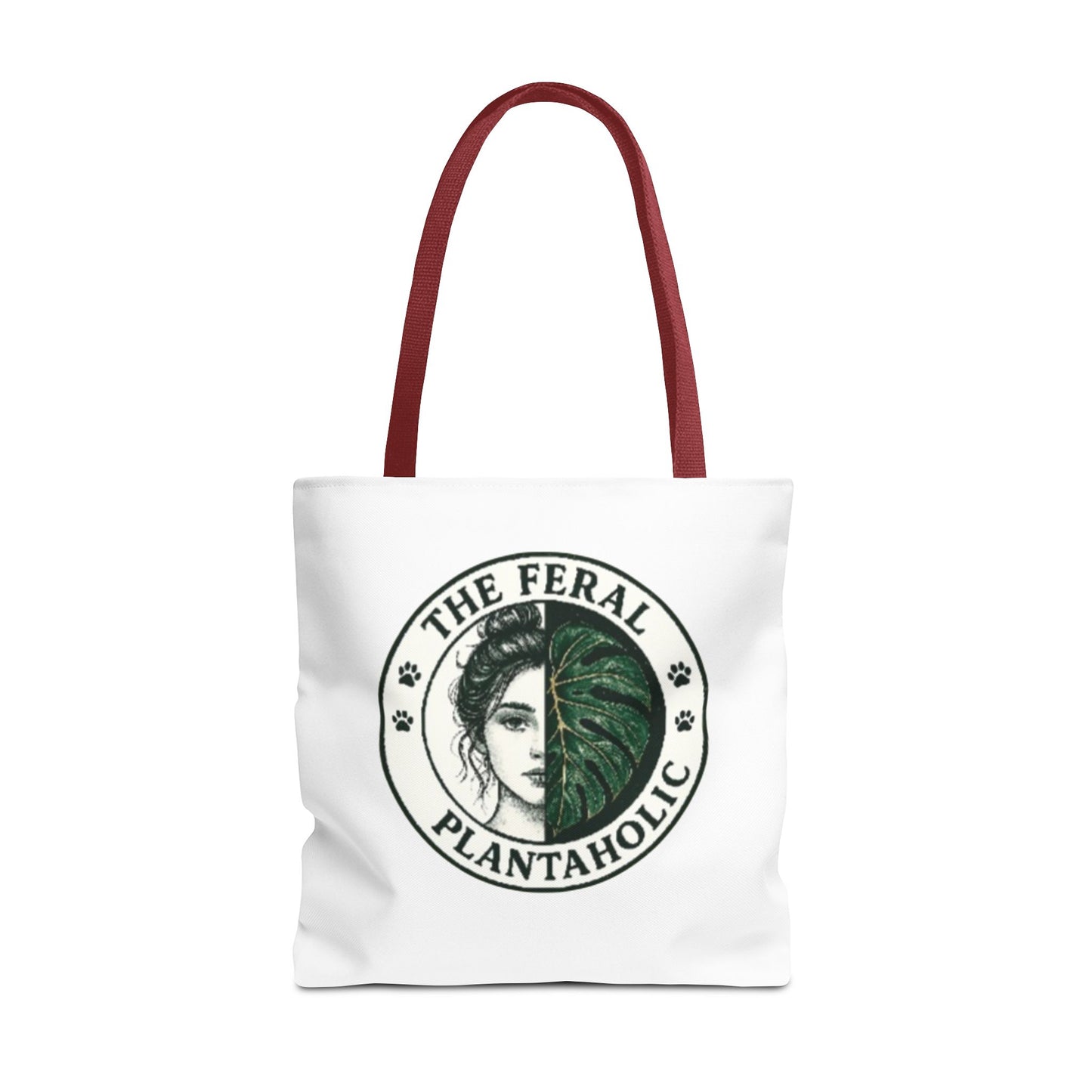 Feral Plantaholic Tote Bag | Eco-Friendly Grocery Bag, Gift for Plant Lovers, Boho Style, Greenery Accessories
