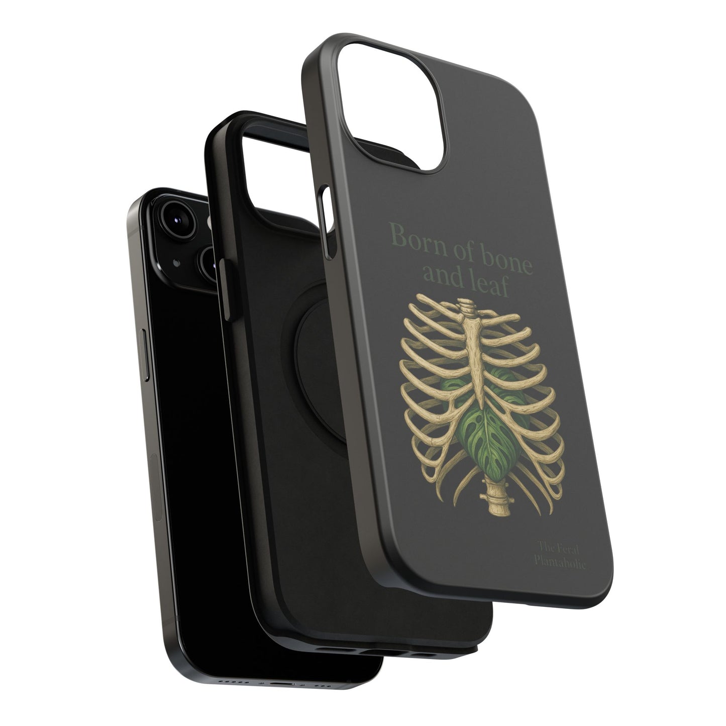 Born of Bone and Leaf Phone Case — Impact-Resistant iPhone Cover