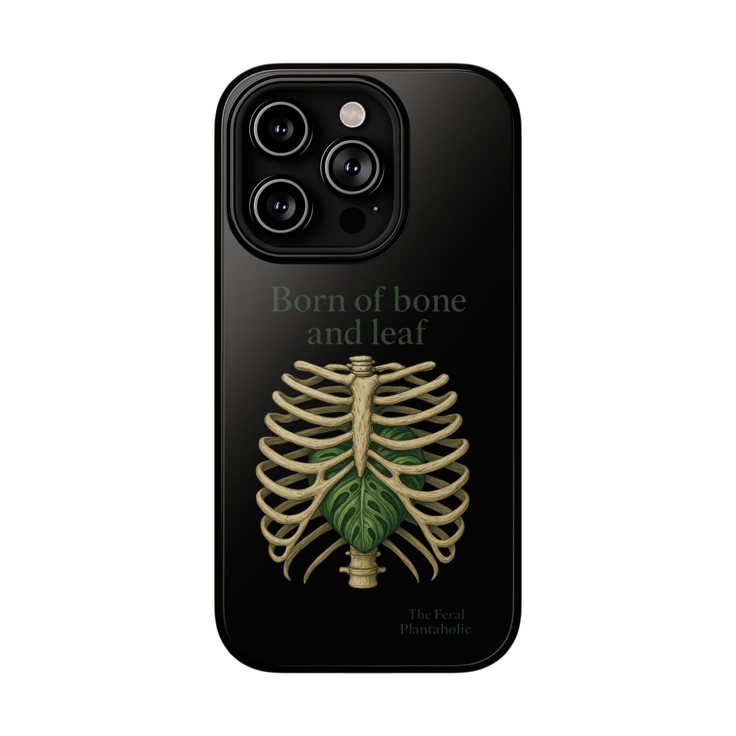 Born of Bone and Leaf Phone Case — Impact-Resistant iPhone Cover