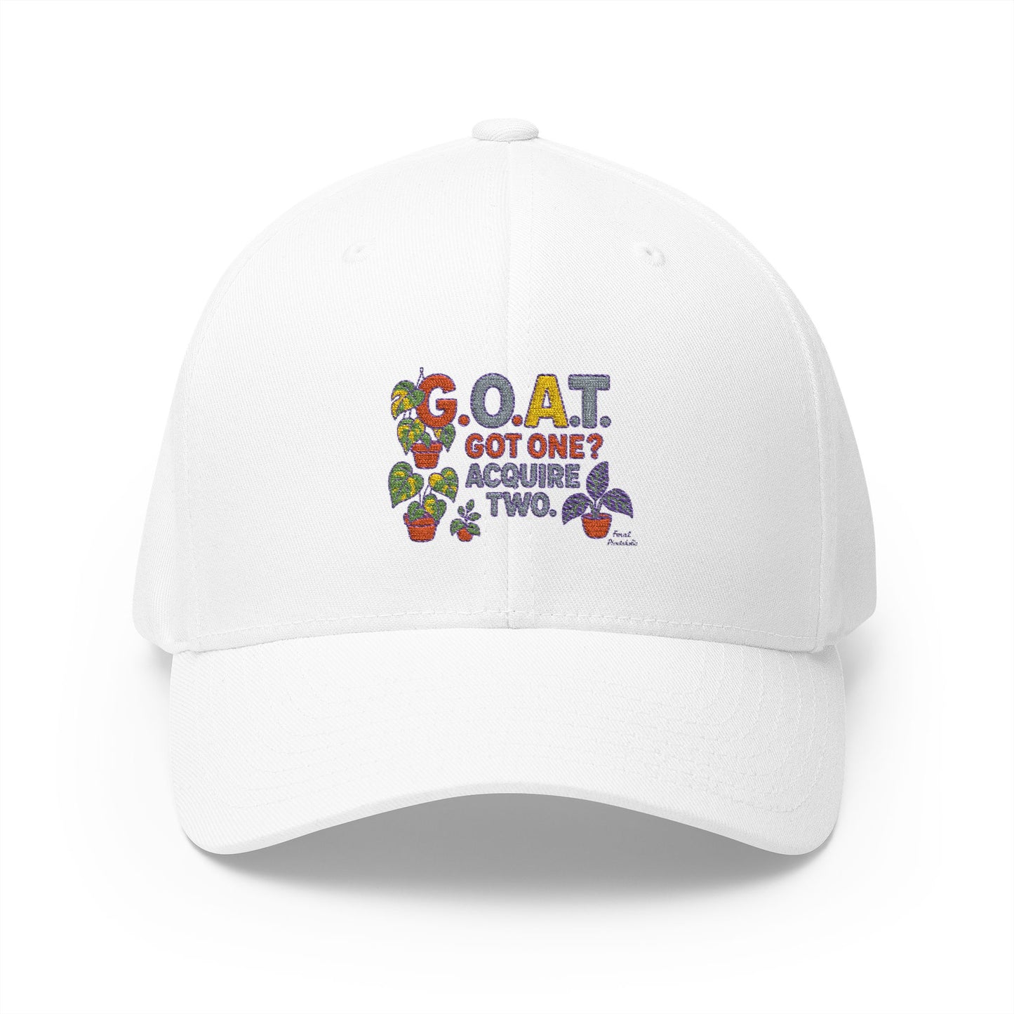 Embroidered Cap with Fun Design, Baseball Hat, G.O.A.T. Hat, Outdoor Gear, Gift for Sports Lovers, Adjustable Hat