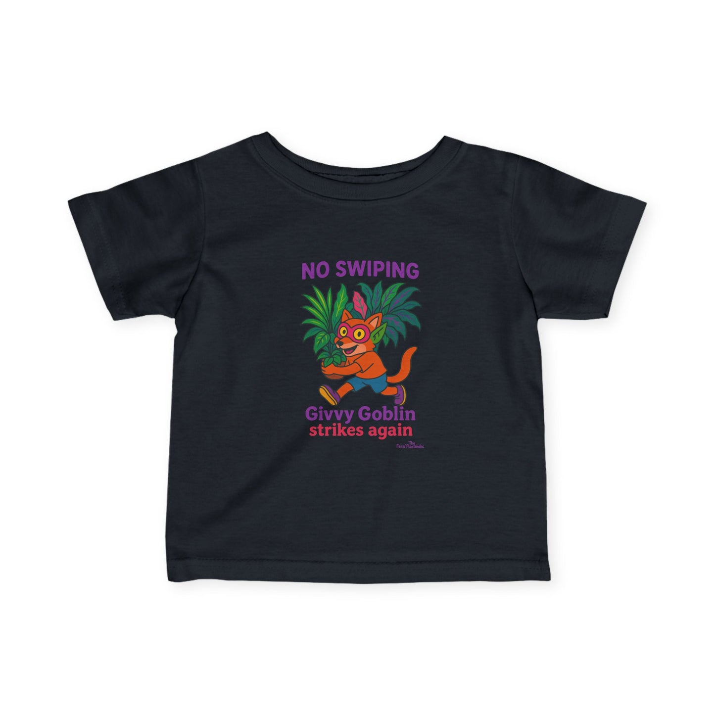 Playful Infant Tee with Goblin Design, Cute Baby Shirt, Fun Toddler Top, Gift for Kids, Nursery Decor, Playful Clothing
