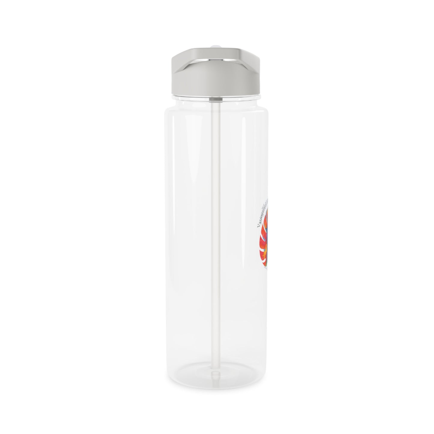 Vibrant Tritan Water Bottle, Eco-Friendly Hydration, Colorful Leaf Design, Motivational Gift, Fitness Accessory, Outdoor Enthusiast