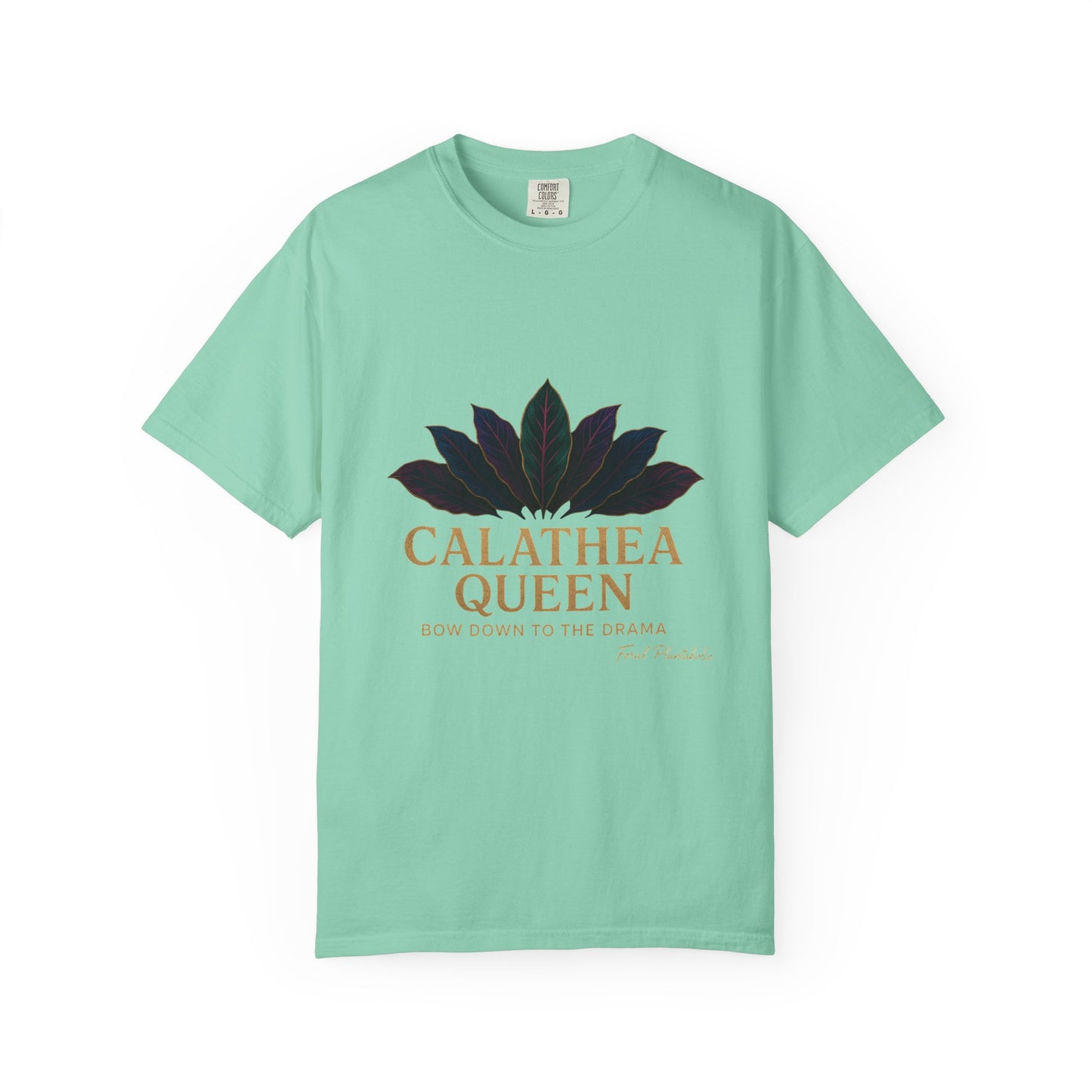 Calathea Queen T-Shirt | Unisex Plant Lover Tee, Botanical Gift, Houseplant Apparel, Nature Lover Wear, Eco-Friendly Statement Top