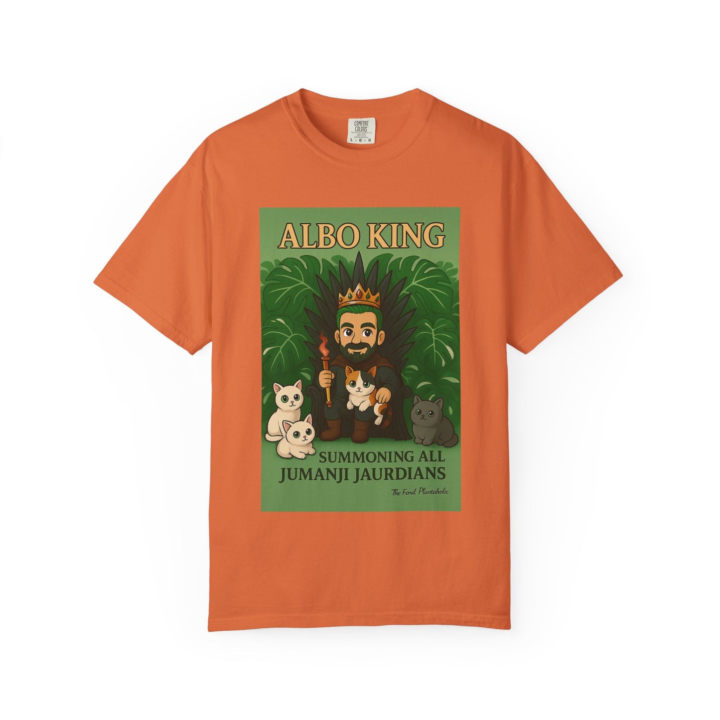 Albo King T-Shirt – "Summoning All Jumanji Jaurdians" Graphic Tee
