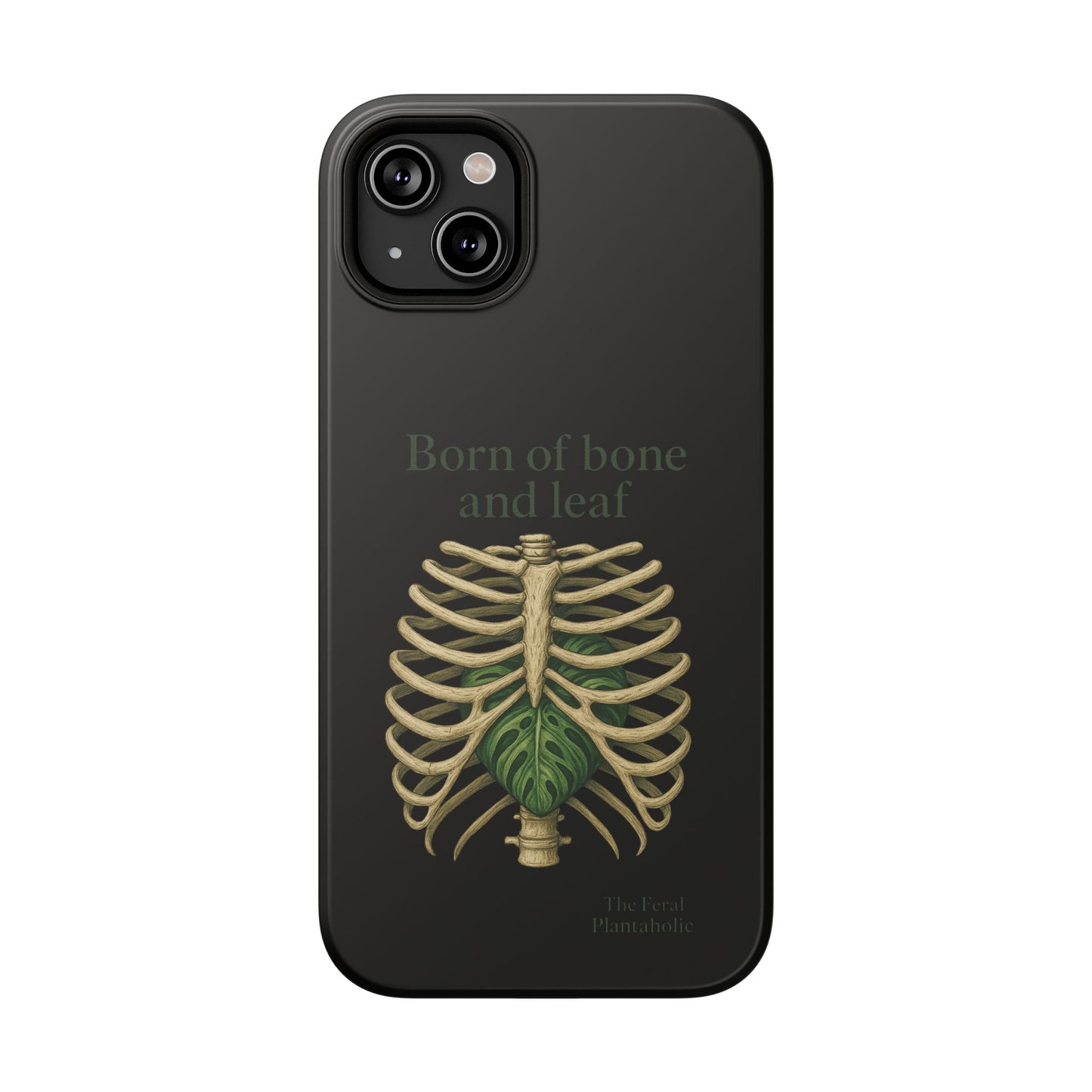 Born of Bone and Leaf Phone Case — Impact-Resistant iPhone Cover