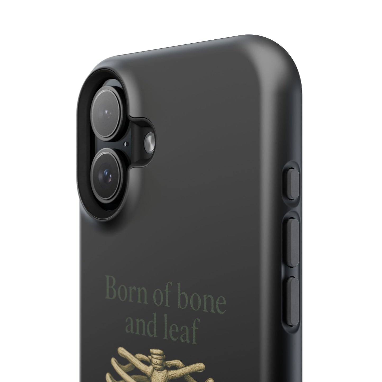 Born of Bone and Leaf Phone Case — Impact-Resistant iPhone Cover