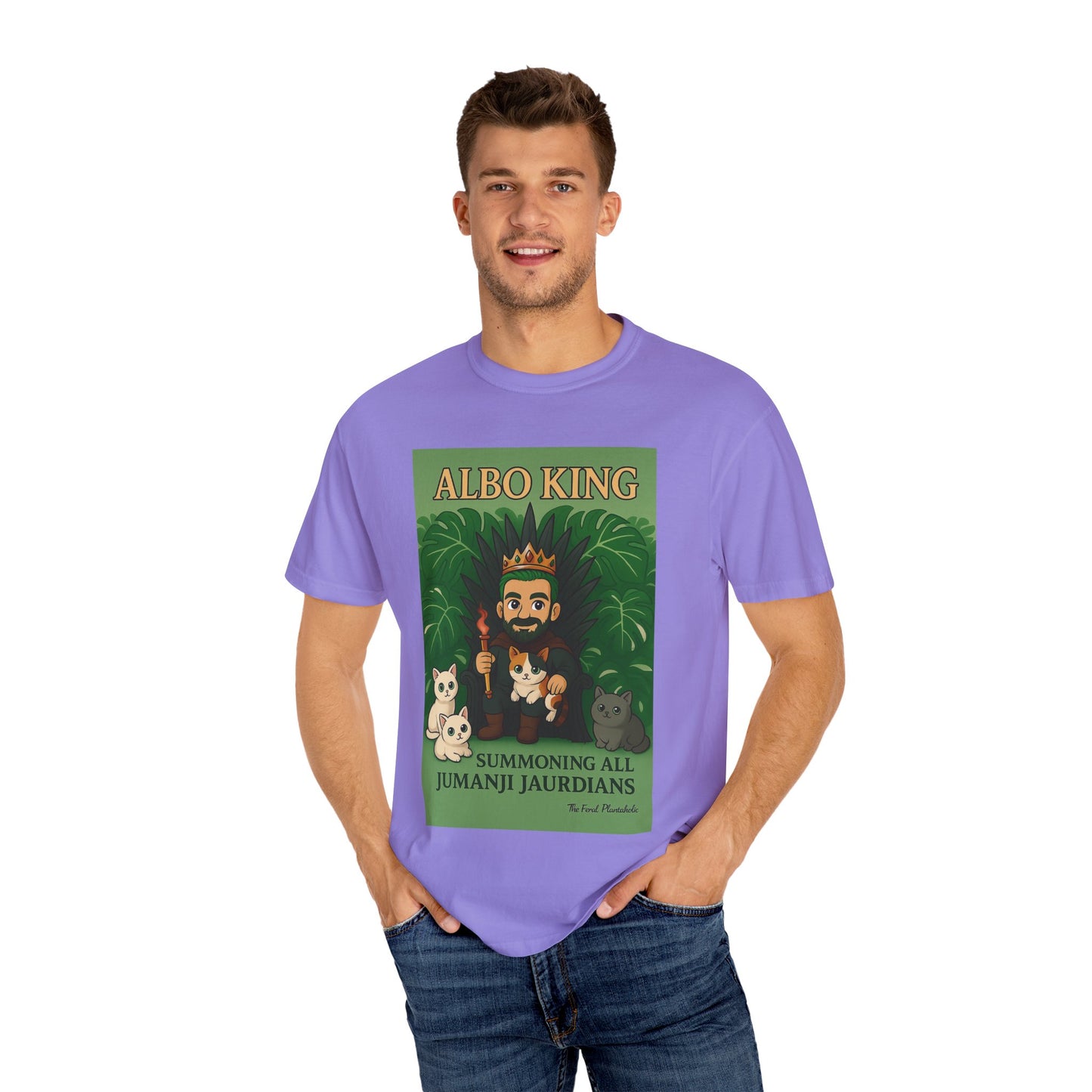 Albo King T-Shirt – "Summoning All Jumanji Jaurdians" Graphic Tee