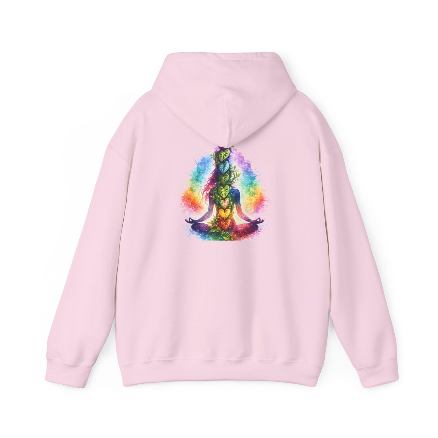 Meditation Chakra Hoodie — Colorful Rainbow Yoga Spiritual Sweatshirt