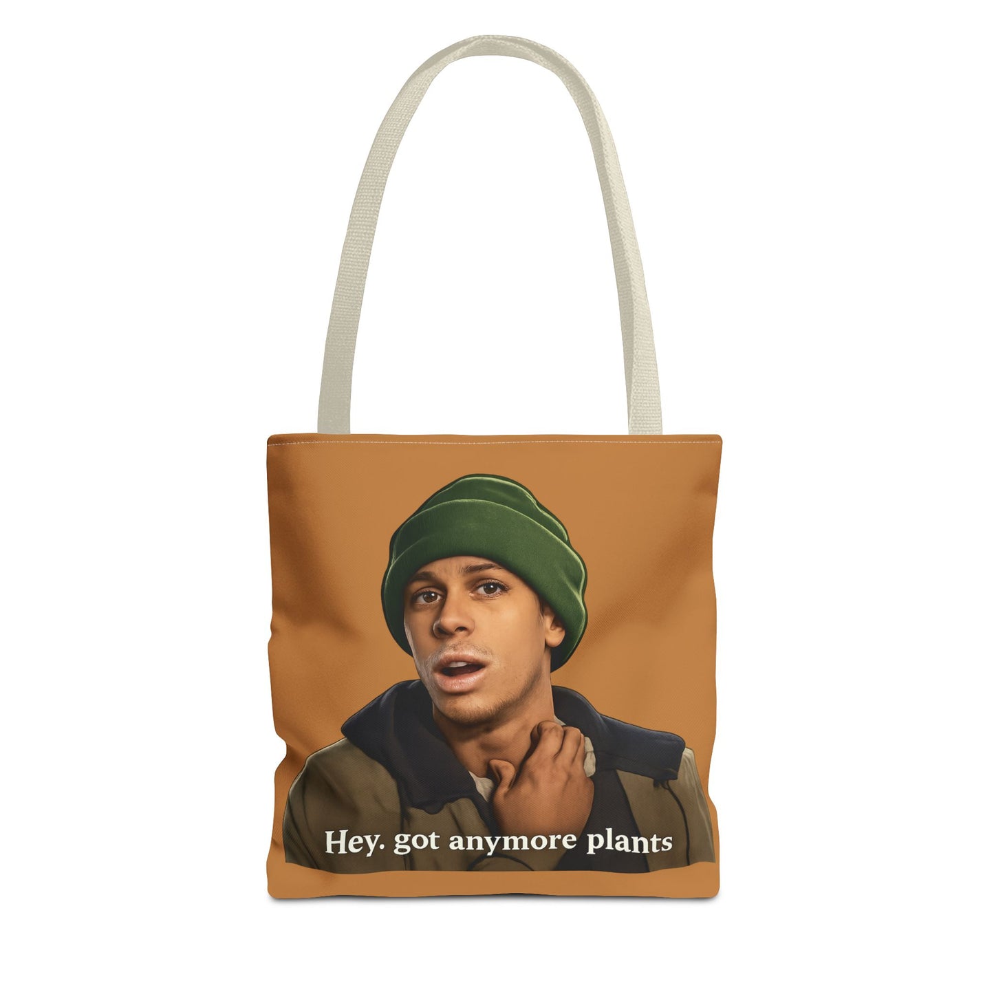 Funny Plant Lover Tote Bag — "Hey, got anymore plants" Graphic Tote