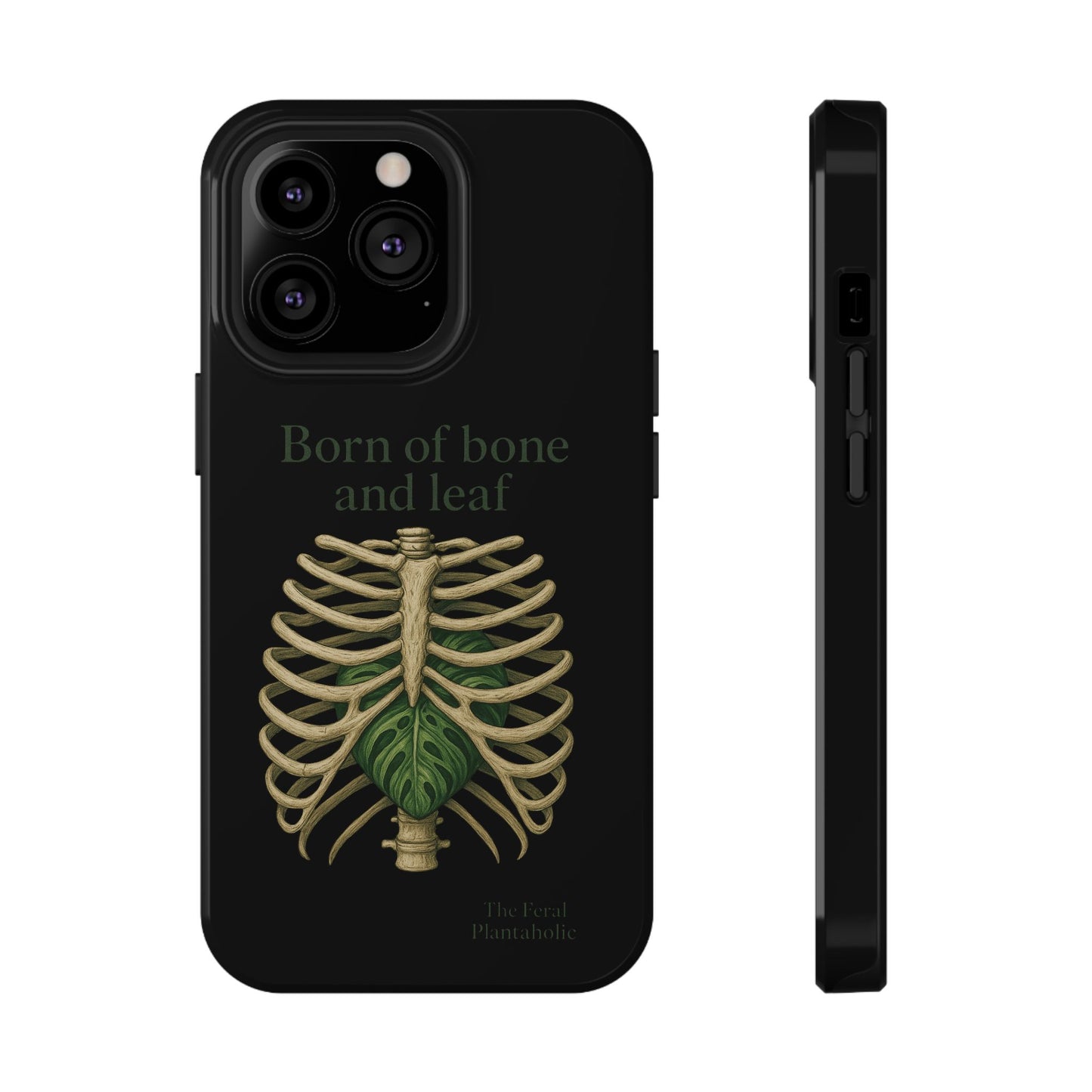 Born of Bone and Leaf Phone Case — Impact-Resistant iPhone Cover