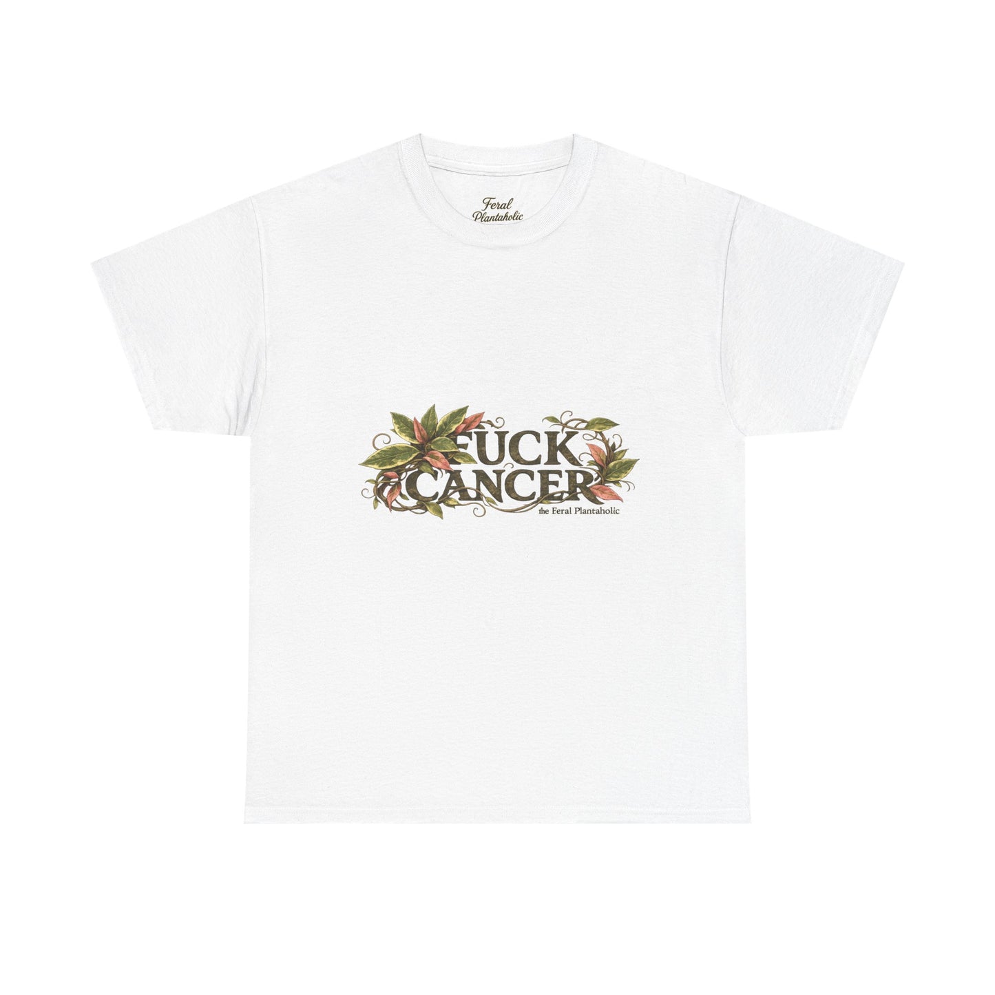 Cancer Survivor Floral Tee — "Fuck Cancer" Awareness T‑Shirt