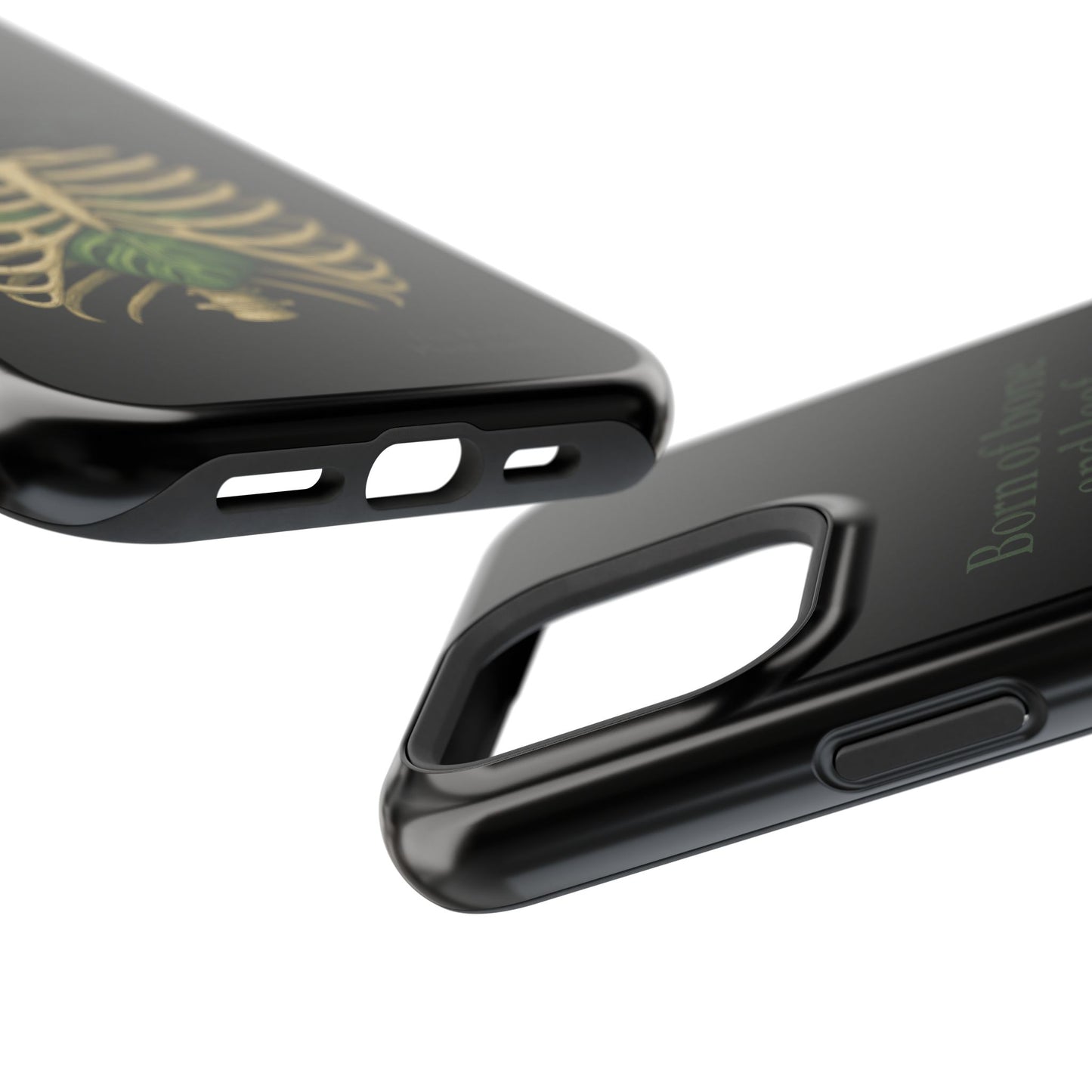 Born of Bone and Leaf Phone Case — Impact-Resistant iPhone Cover