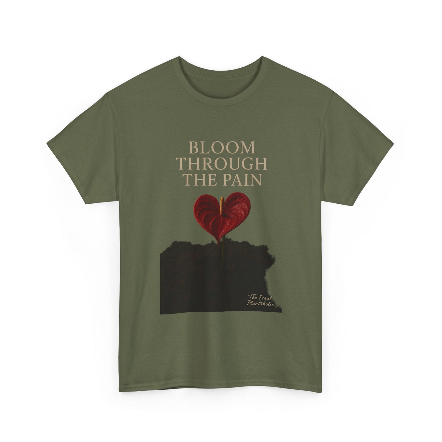 Bloom Through the Pain Unisex Heavy Cotton Tee | Inspirational Shirt, Motivational T-Shirt, Gift for Recovery, Grief Support, Mental [...]