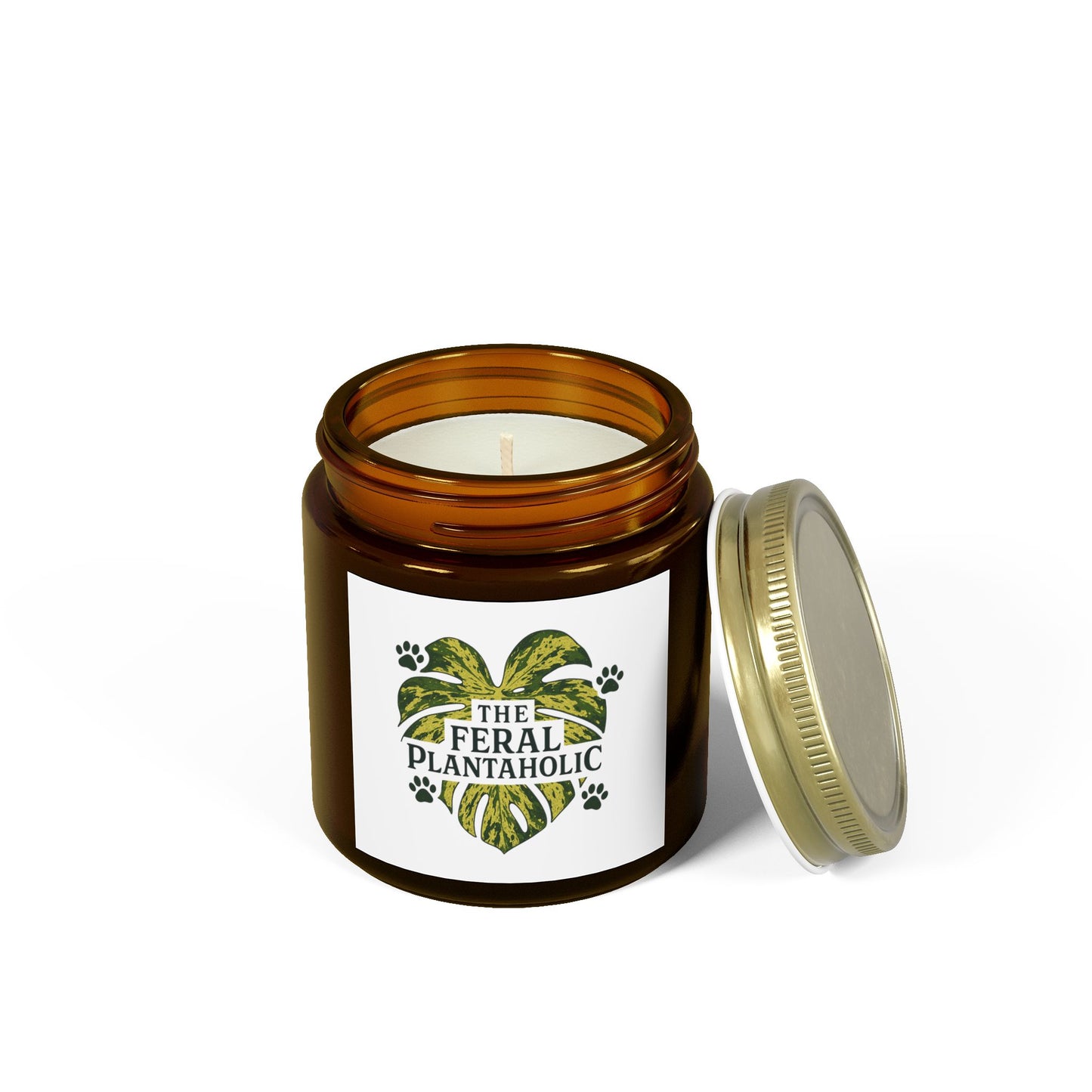 Feral Plantaholic Scented Candles, Aromatherapy, Eco-Friendly, Home Decor, Gifts for Plant Lovers