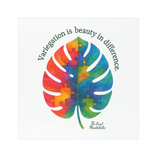 Vibrant Car Magnets, Inspirational Quote Decor, Puzzle Leaf Design, Plant Lover Gift, Nature Enthusiast Accessory