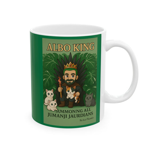 Ceramic Mug — Tropical Sloth Jungle Coffee Cup (11oz & 15oz)