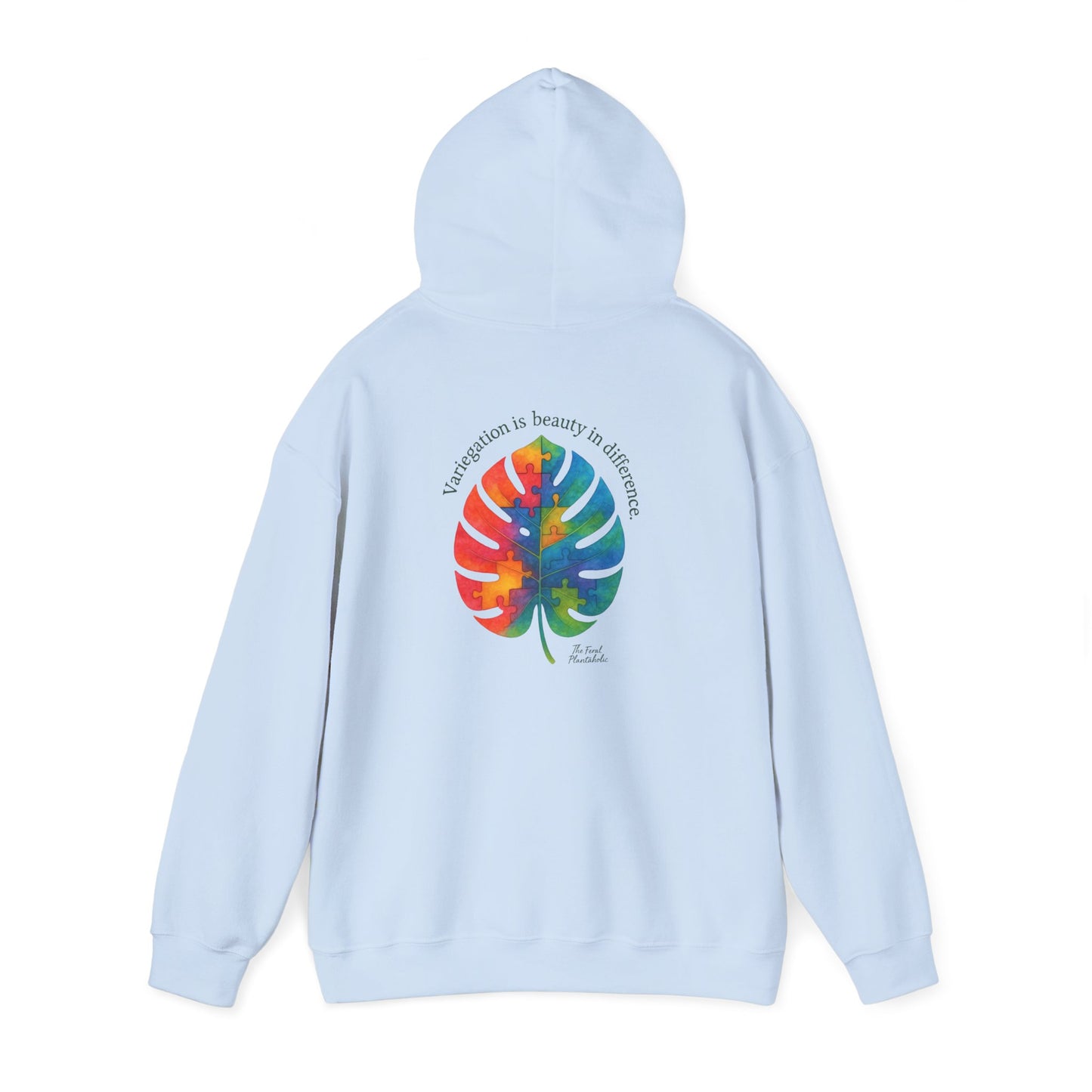Tropical Vibes Hoodie | Unisex Heavy Blend™ Hooded Sweatshirt, Colorful Leaf Design, Cozy Gift, Casual Wear, Summer Essentials