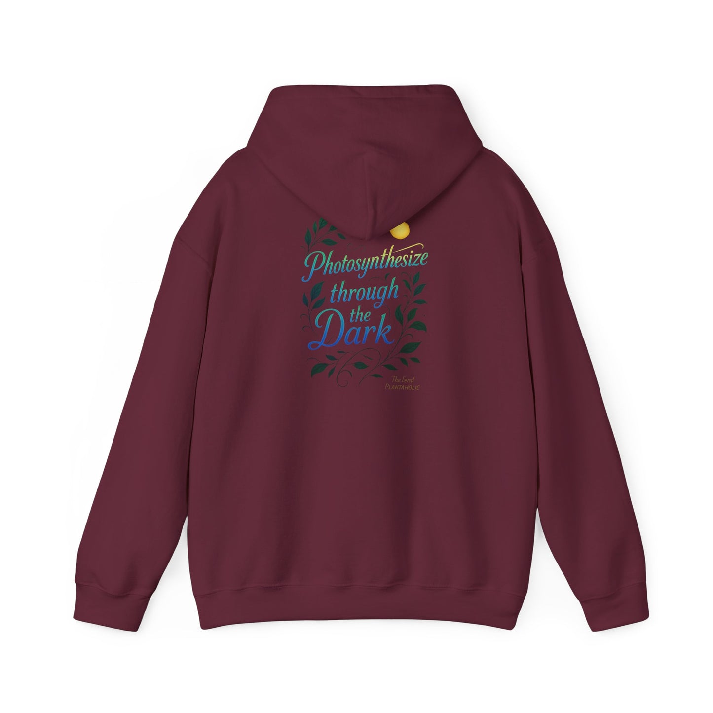 Eco-Friendly Graphic Hoodie for Nature Lovers - 'Photosynthesize through the Dark', Cozy Sweatshirt for Earth Day, Gift for Plant [...]