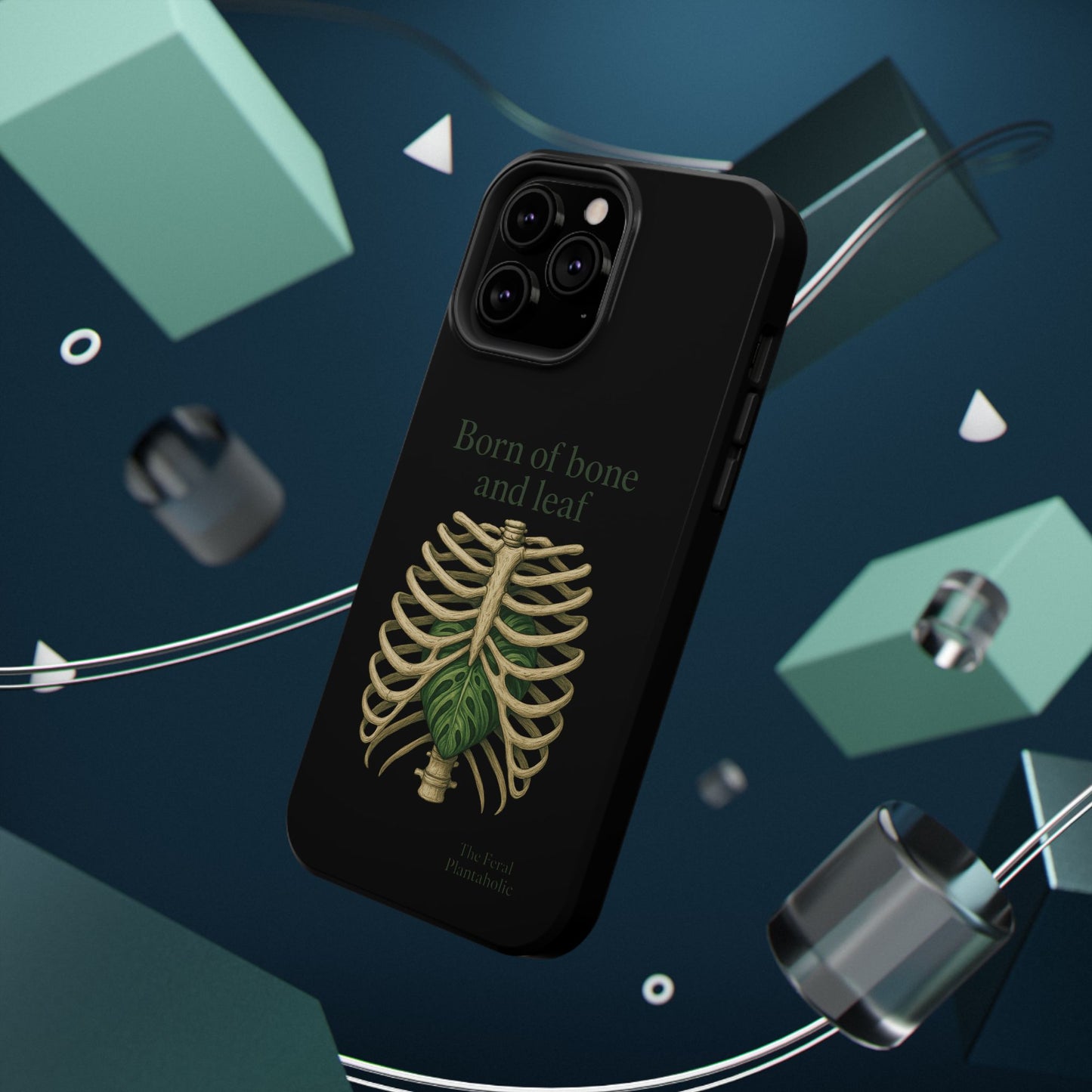 Born of Bone and Leaf Phone Case — Impact-Resistant iPhone Cover