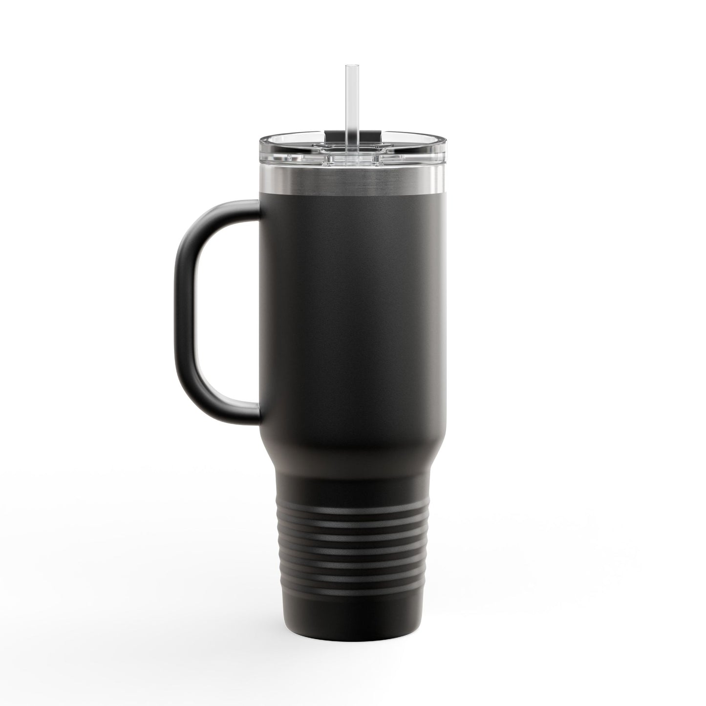 40oz Insulated Travel Mug — Tropical Waterfall 'Wet Ass Plants Design