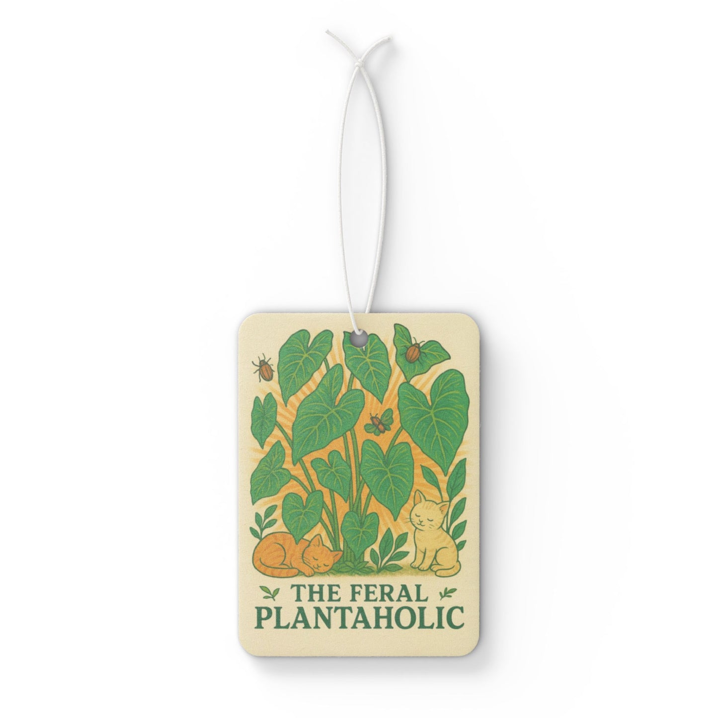Nature-Inspired Car Air Freshener - The Feral Plantaholic, Eco-Friendly Scent, Gift for Plant Lovers, Car Decor, Home Fragrance