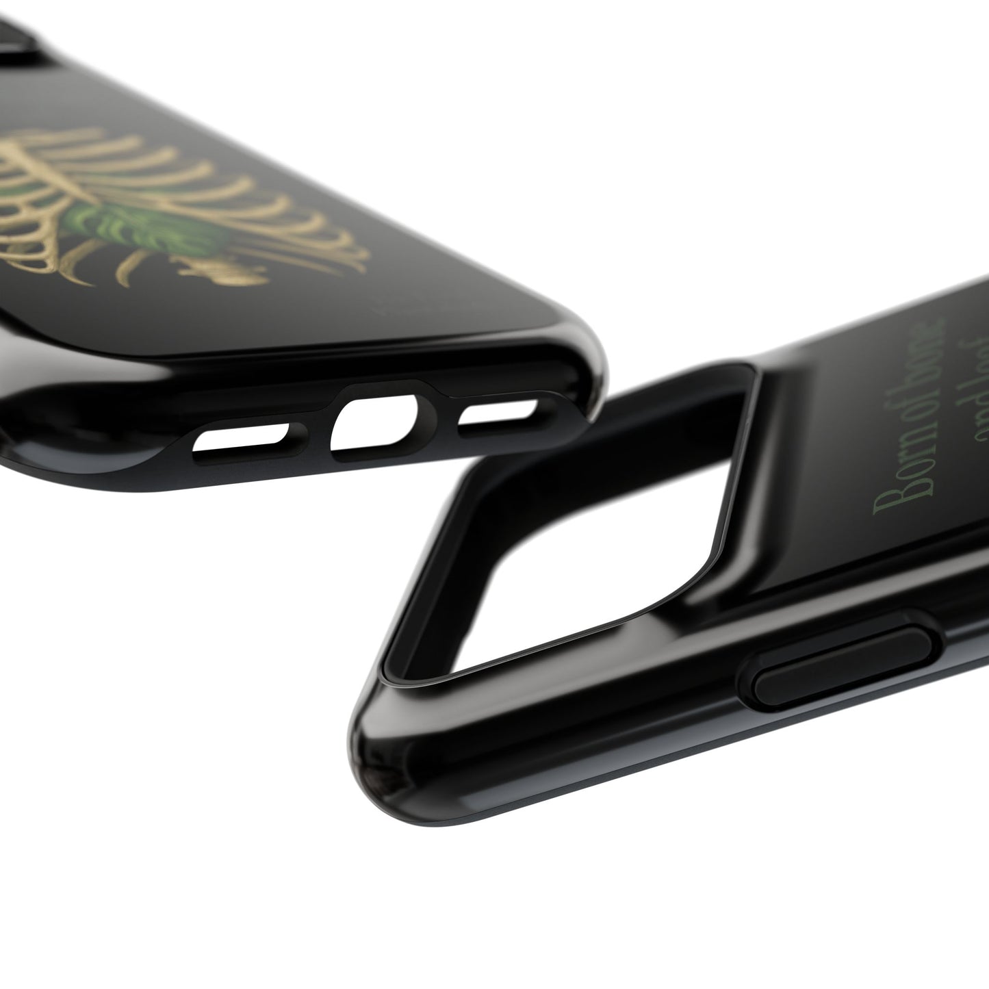 Born of Bone and Leaf Phone Case — Impact-Resistant iPhone Cover
