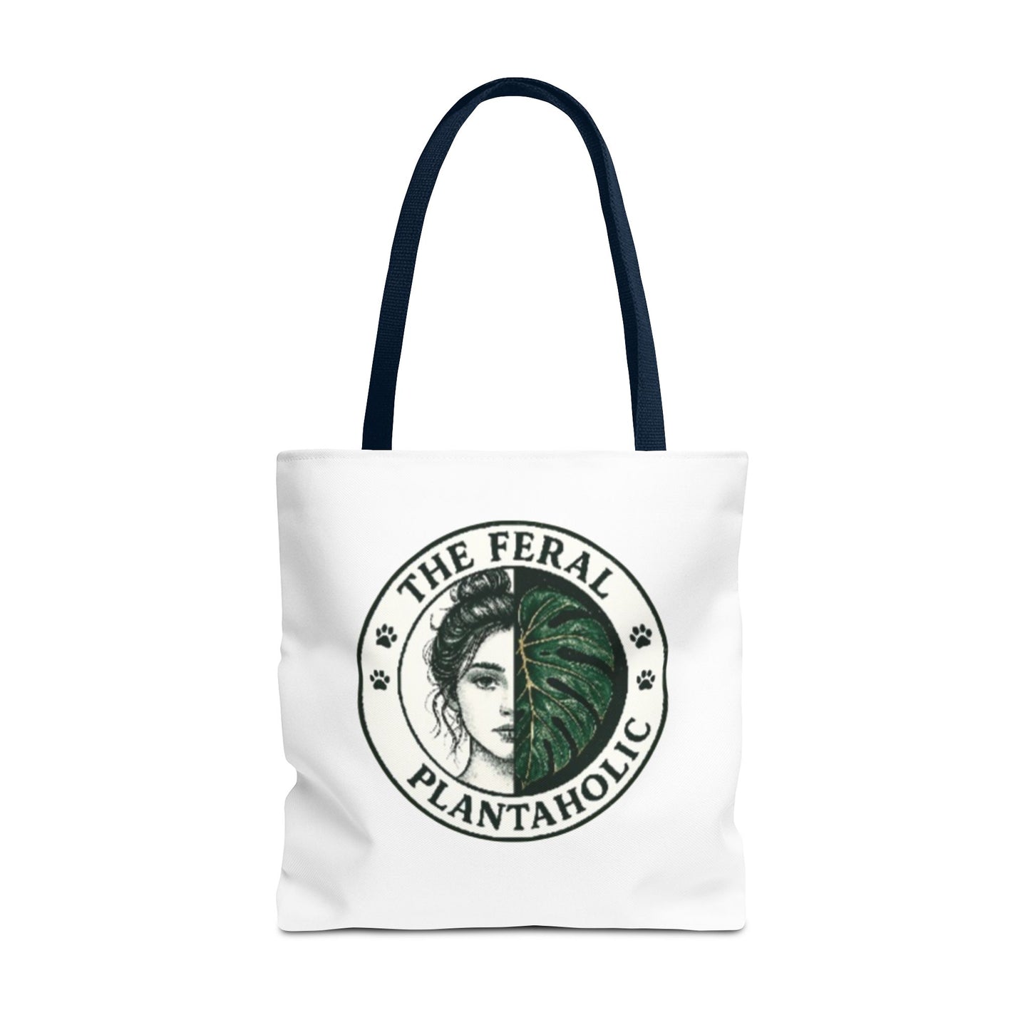 Feral Plantaholic Tote Bag | Eco-Friendly Grocery Bag, Gift for Plant Lovers, Boho Style, Greenery Accessories