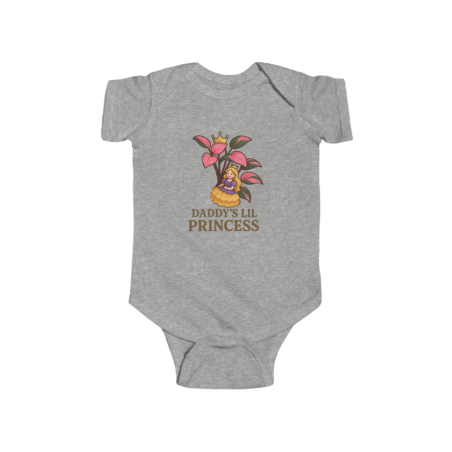 Daddy's Lil Princess Baby Bodysuit, Cute Infant Outfit, Baby Shower Gift, Newborn Outfit, Toddler Clothing, Adorable Baby Apparel