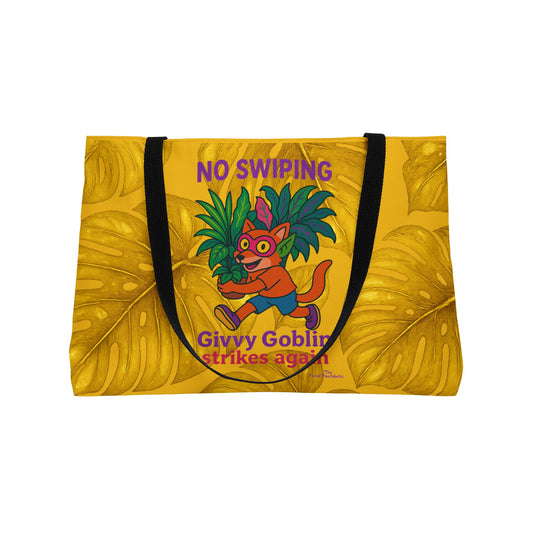 Vibrant Tropical Weekender Tote Bag | Perfect for Beach Trips, Travel, Shopping, and Gifts | Fun Givvy Goblin Design