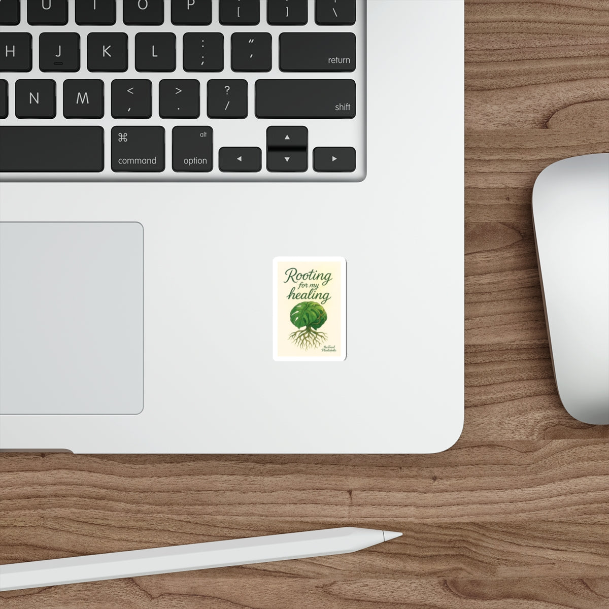 Rooting for My Healing Die-Cut Stickers - Inspirational Plant Design