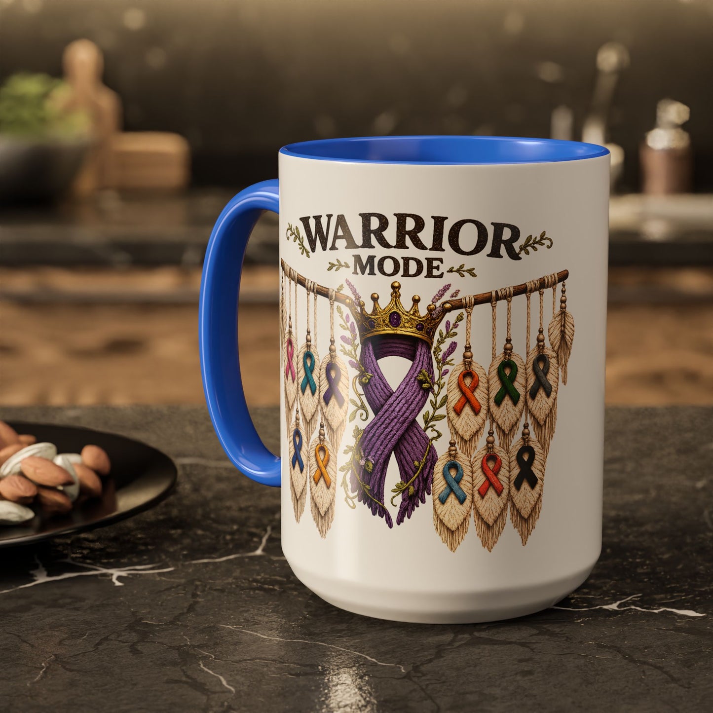 Cancer Awareness Dreamcatcher Coffee Mug (11oz, 15oz)