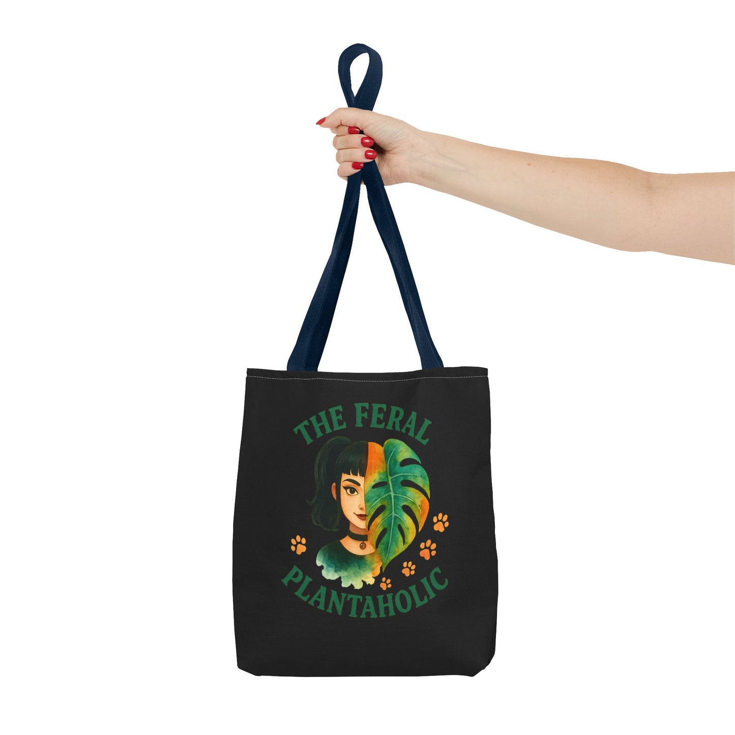 Feral Plantaholic Tote Bag - Eco-Friendly Shopper, Garden Lover Gift, Plant Enthusiast Bag, Botanical Art Tote, Green Thumb Accessory