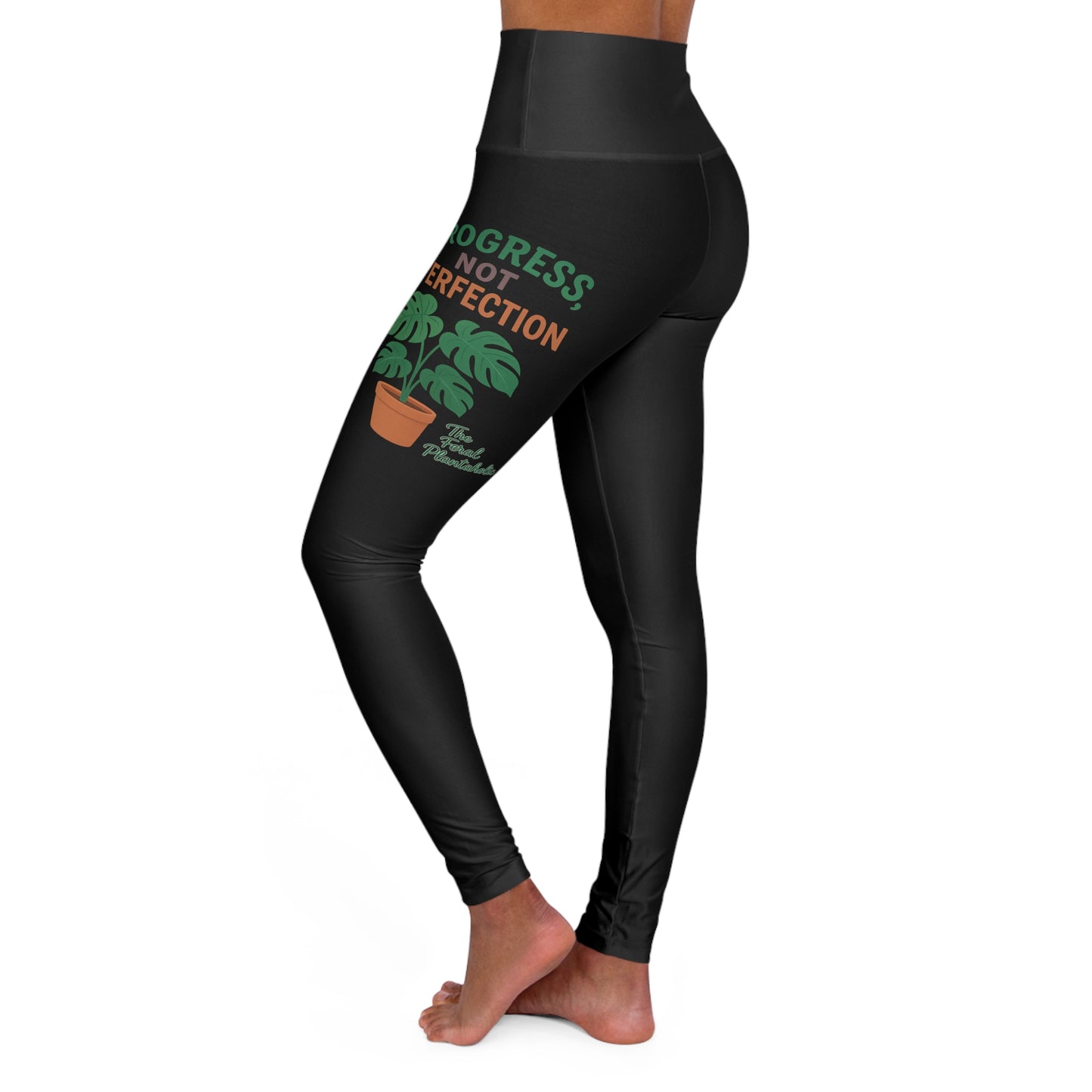 Yoga Leggings with Plant Design | High Waisted Athletic Wear for Active Lifestyles, Fitness Fashion, Gift for Yoga Lovers, Workout [...]