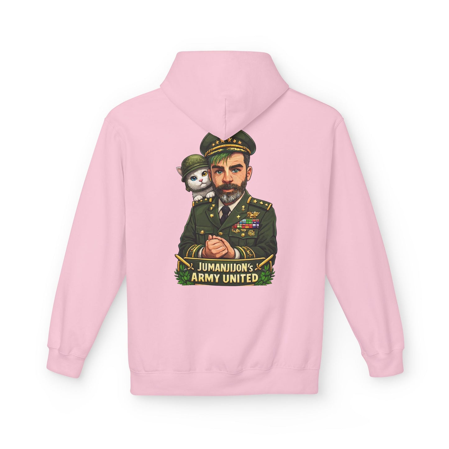 JUMANGIJON ARMY Hoodie — Jumanjiun’s Army United Graphic Hoodie (White)